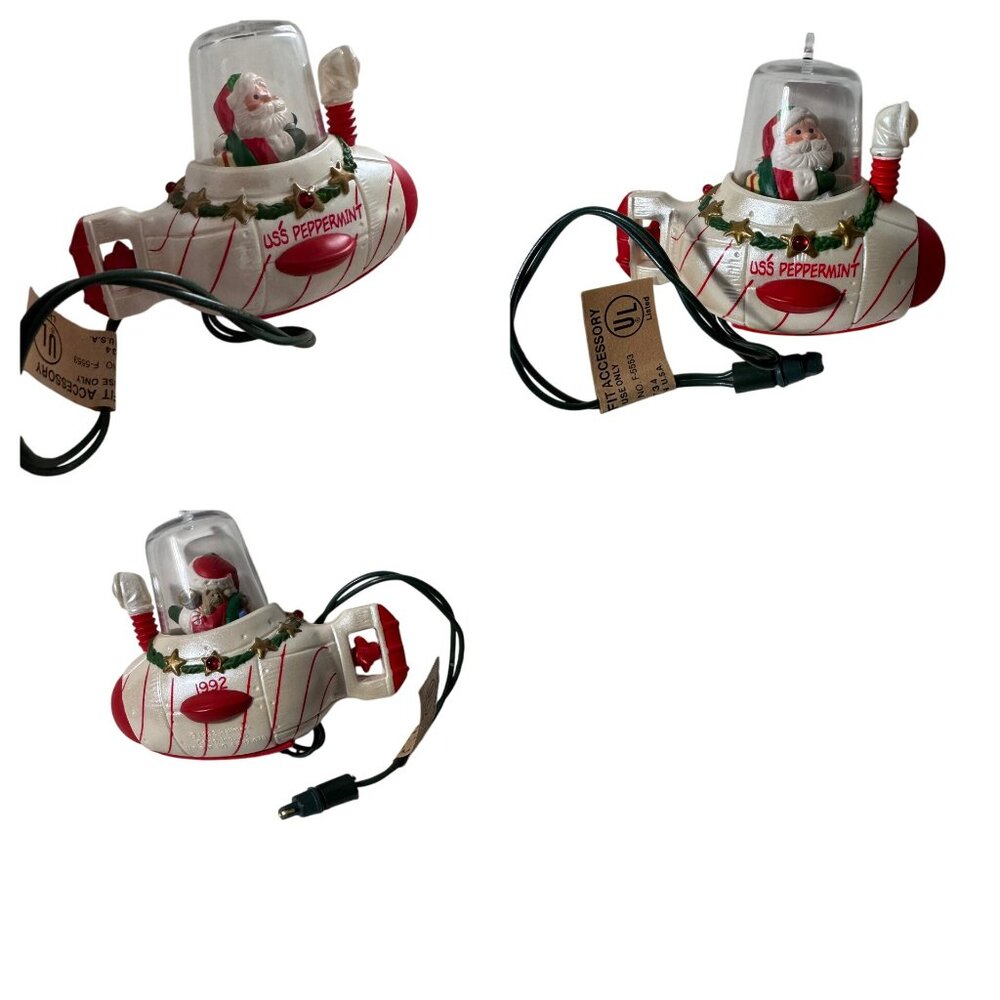 Hallmark Keepsake Christmas Ornament Collection Snowmen Bears & Santa Lot of 10 - Picture 3 of 16
